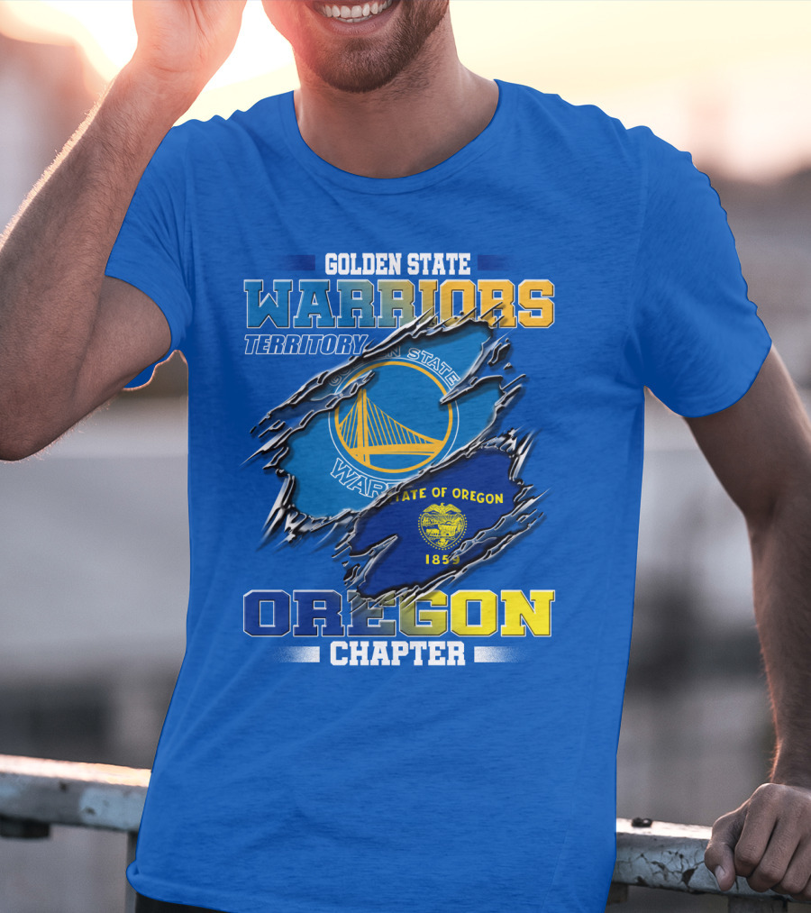 Golden State Warriors Territory State Of Oregon Chapter 1859 T-Shirt