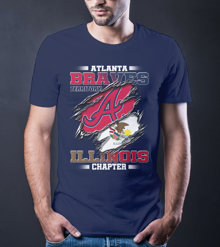 Atlanta Braves Territory Illinois Chapter T-Shirt