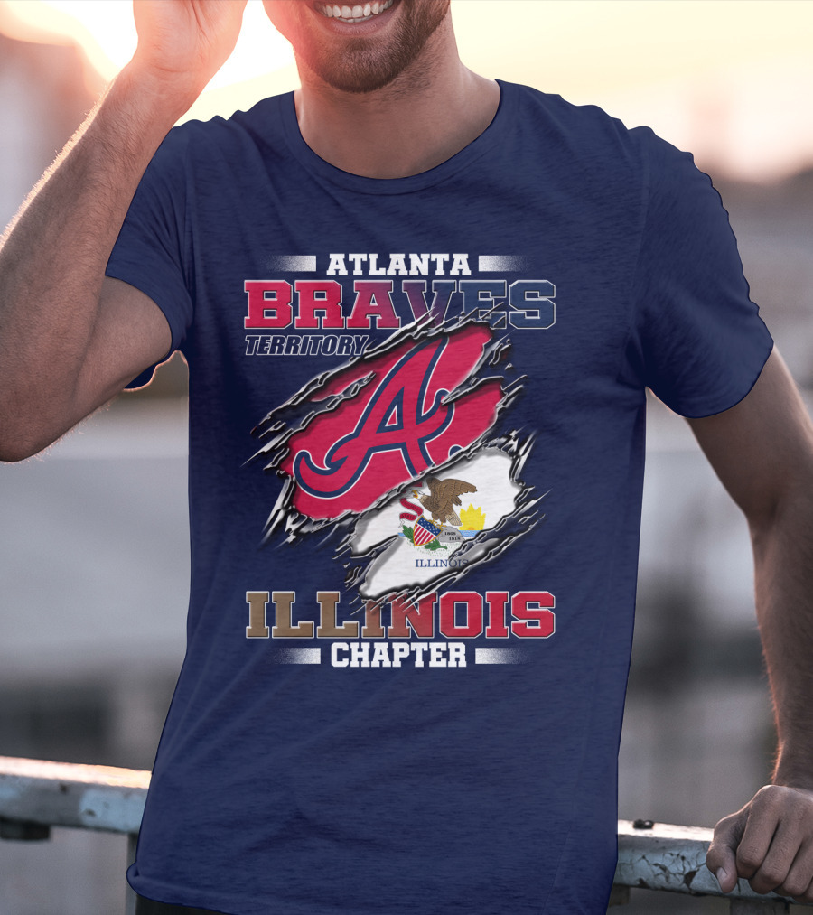 Atlanta Braves Territory Illinois Chapter T-Shirt