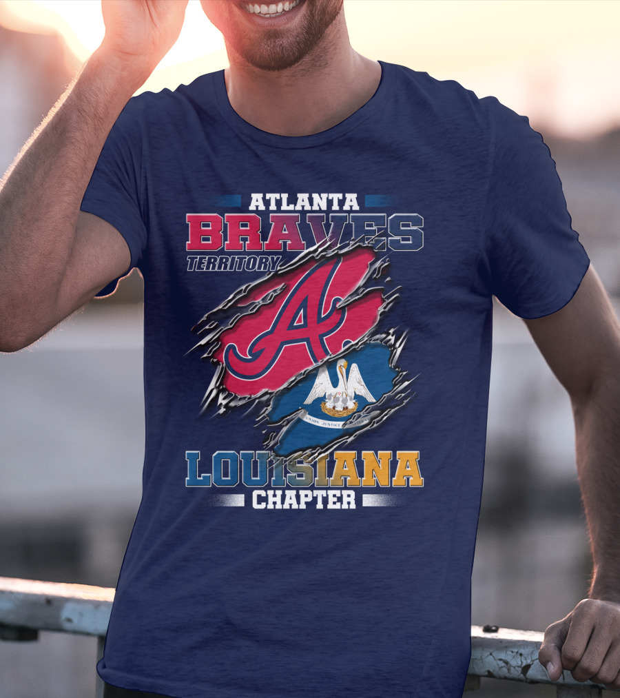 Atlanta Braves Territory Louisiana Chapter T-Shirt