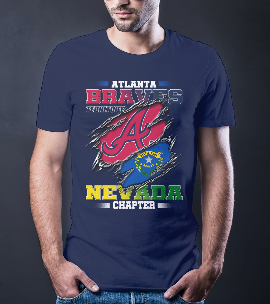 Atlanta Braves Territory Nevada Chapter Battle Born T-Shirt