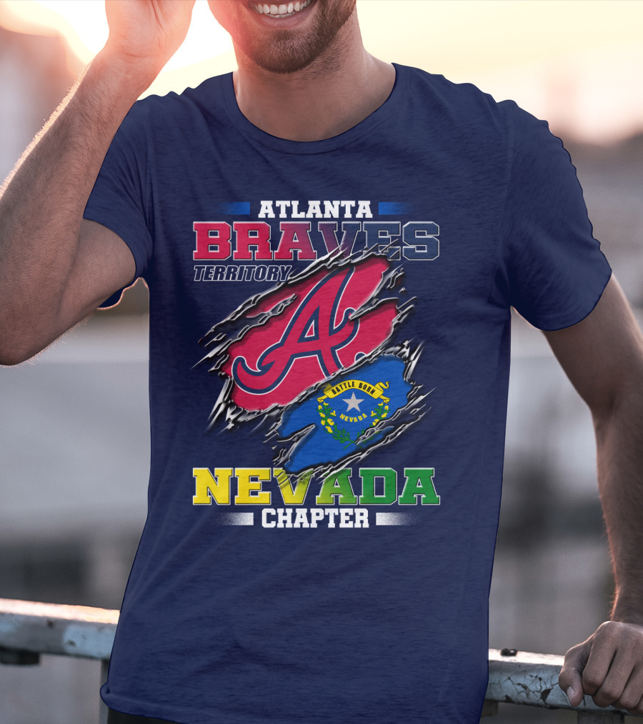 Atlanta Braves Territory Nevada Chapter Battle Born T-Shirt