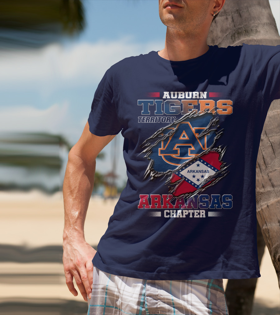 Auburn Tigers Territory Arkansas Chapter T-Shirt