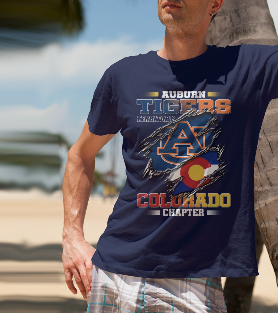 Auburn Tigers Territory Colorado Chapter T-Shirt