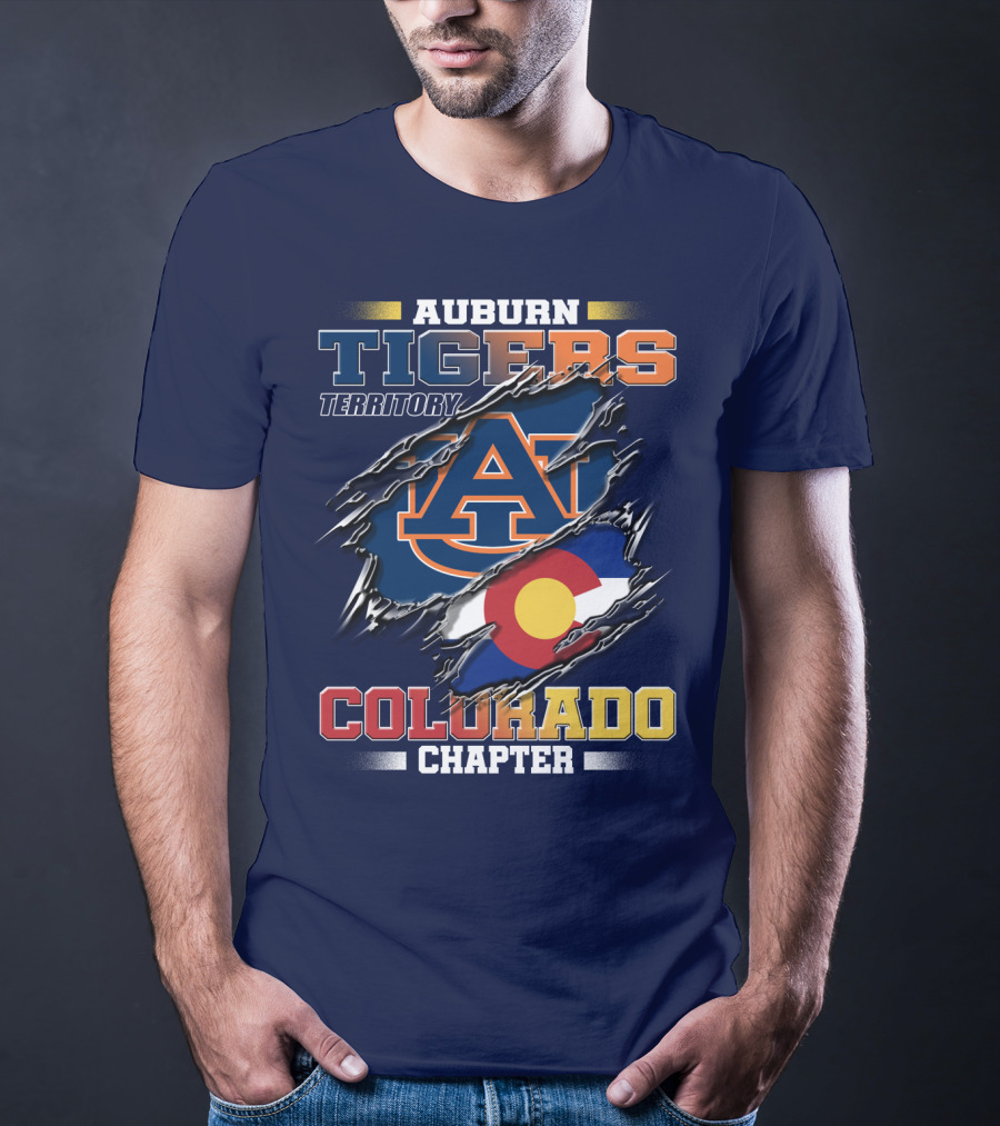 Auburn Tigers Territory Colorado Chapter T-Shirt