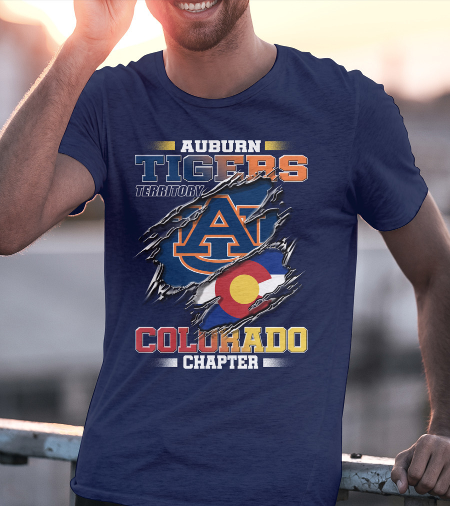 Auburn Tigers Territory Colorado Chapter T-Shirt