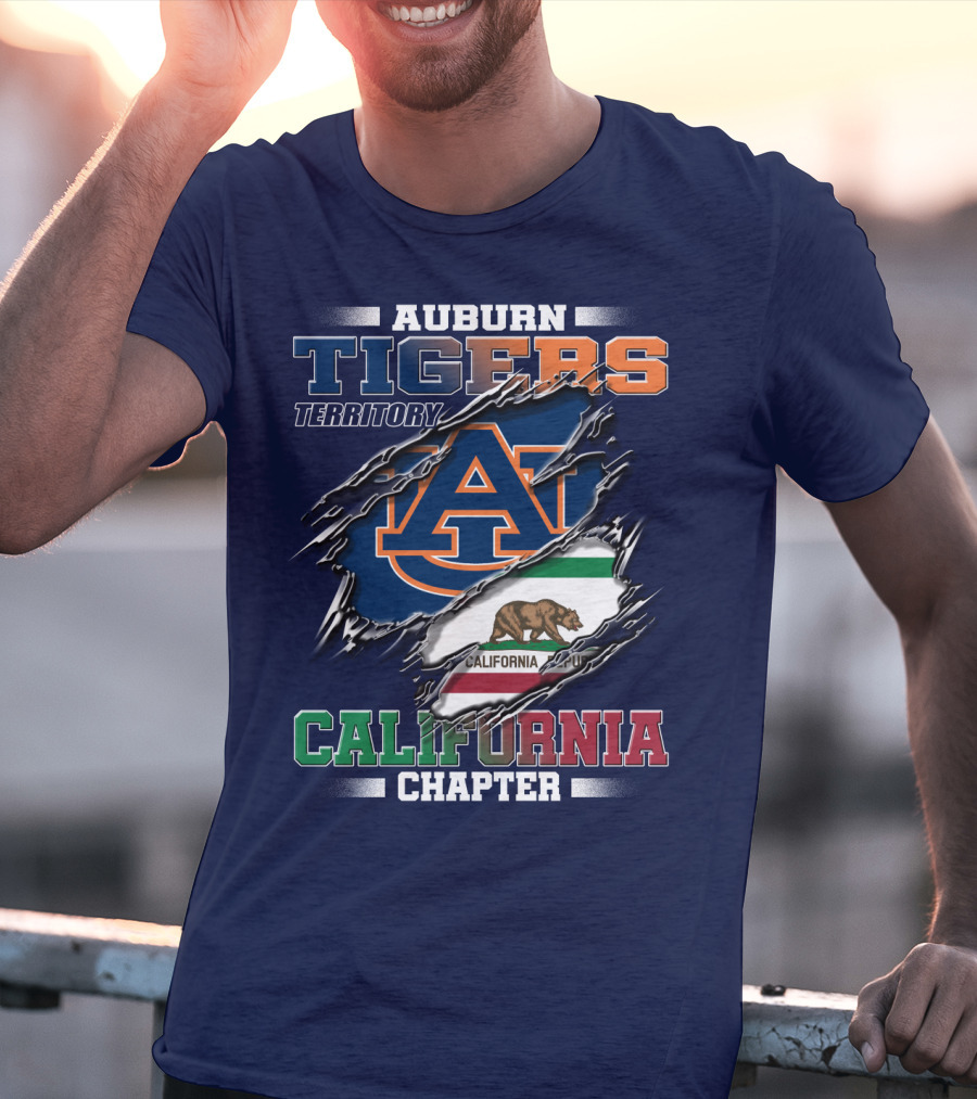 Auburn Tigers Territory California Chapter T-Shirt