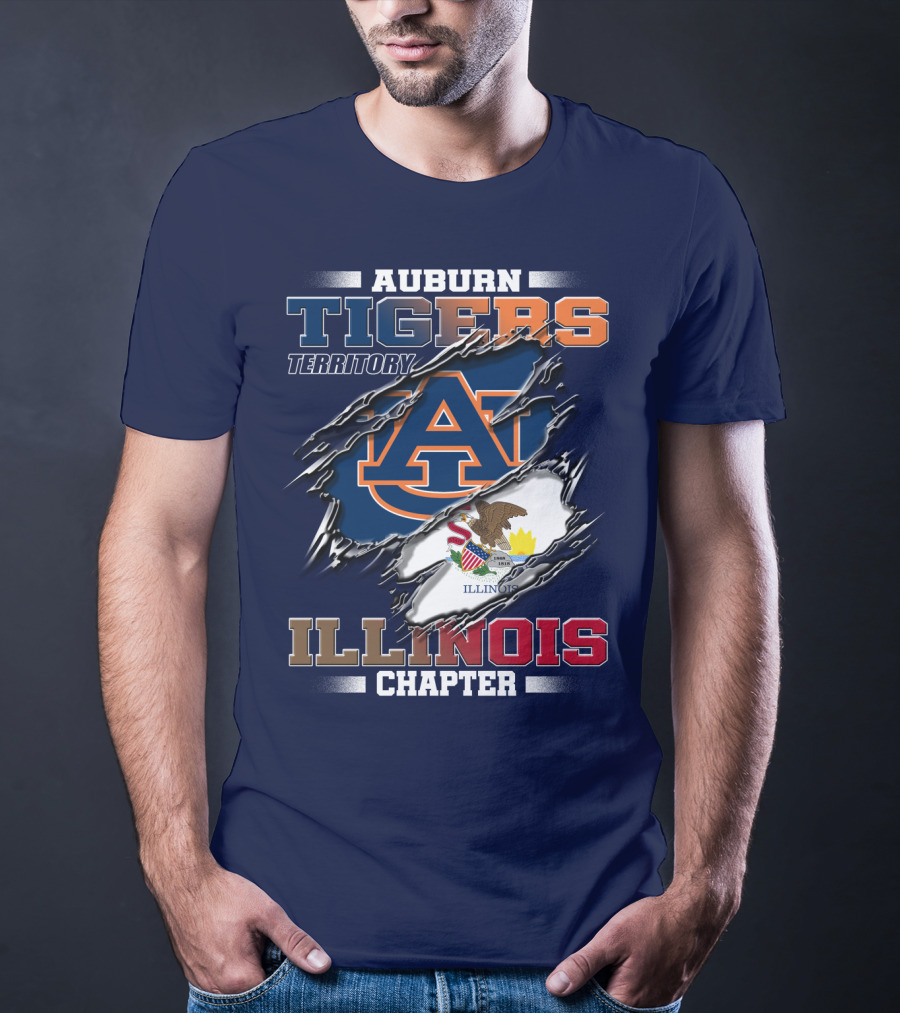 Auburn Tigers Territory Illinois Chapter T-Shirt