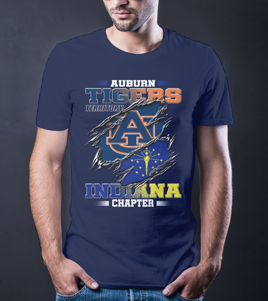 Auburn Tigers Territory Indiana Chapter T-Shirt