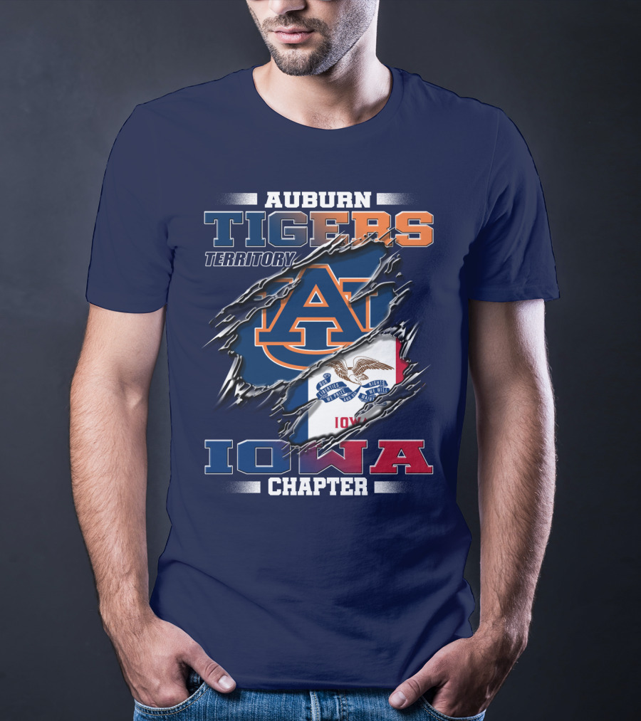 Auburn Tigers Territory Iowa Chapter T-Shirt