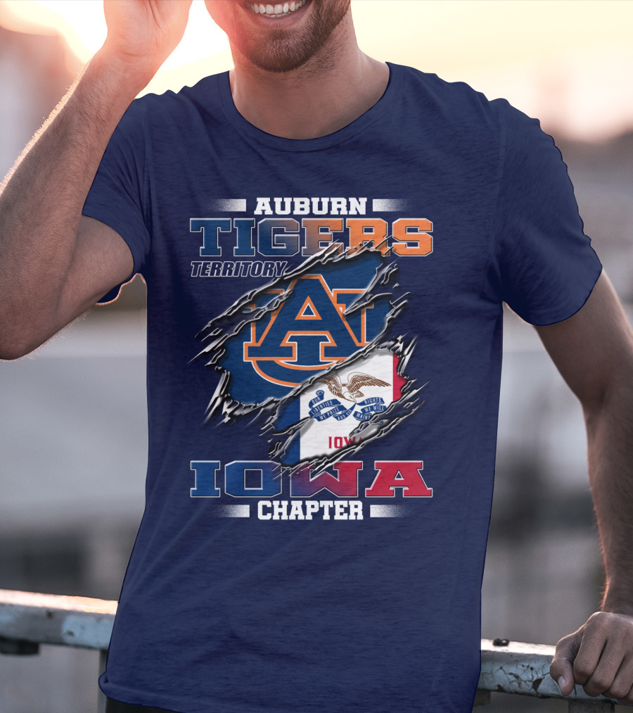 Auburn Tigers Territory Iowa Chapter T-Shirt