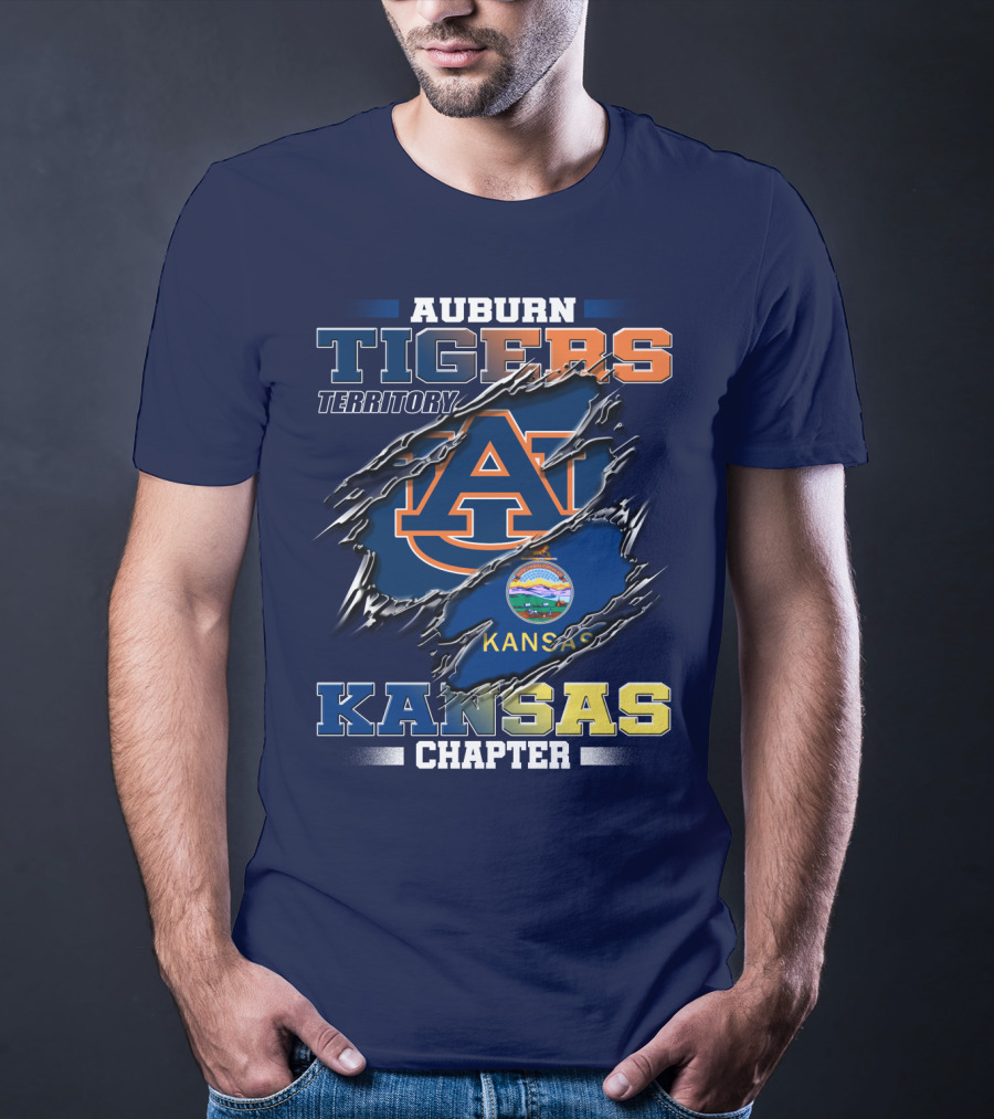 Auburn Tigers Territory Kansas Chapter T-Shirt