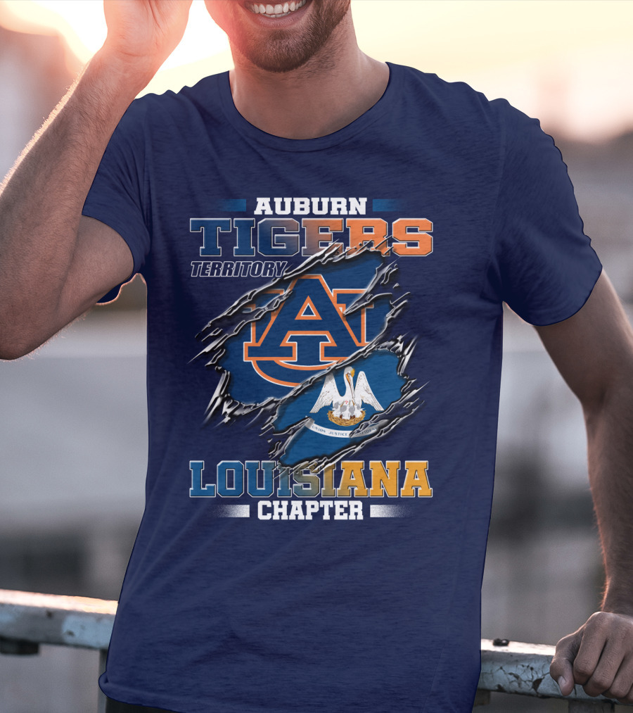 Auburn Tigers Territory Louisiana Chapter T-Shirt