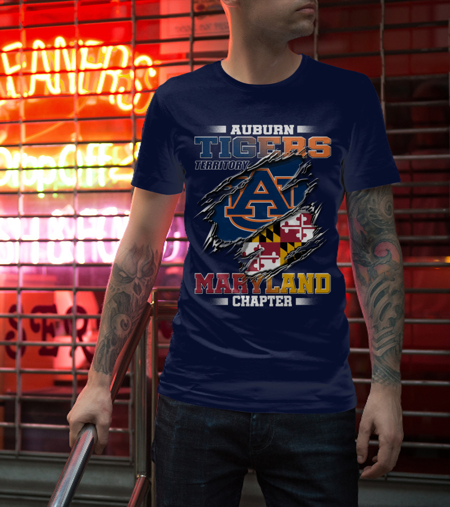 Auburn Tigers Territory Maryland Chapter T-Shirt