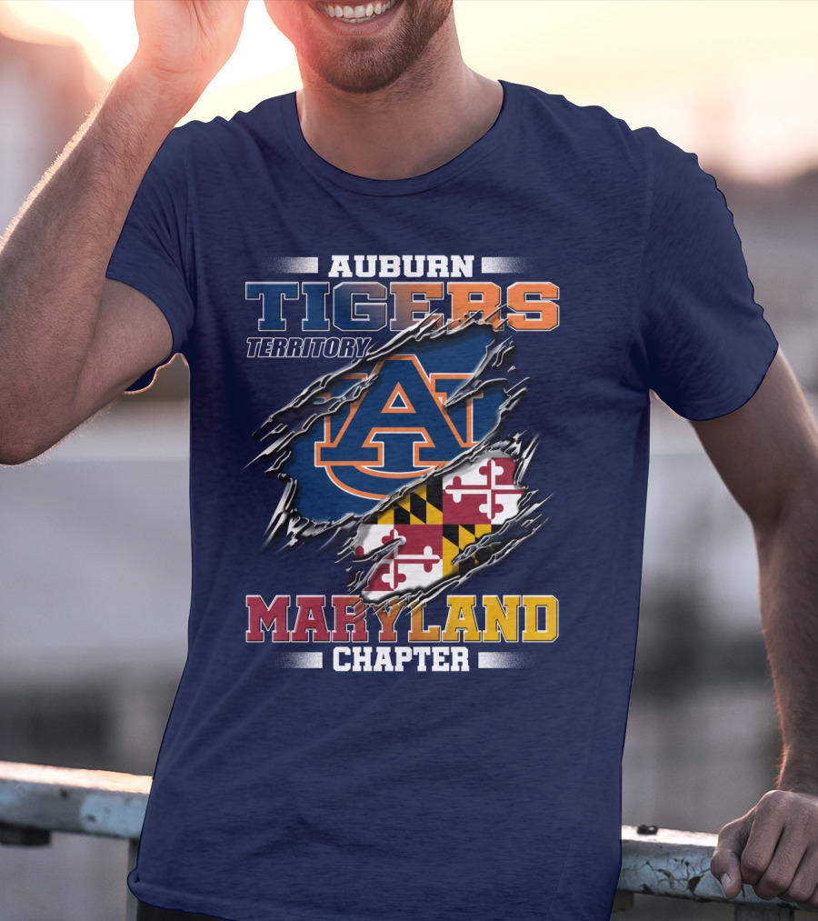 Auburn Tigers Territory Maryland Chapter T-Shirt