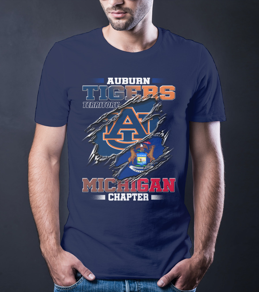 Auburn Tigers Territory Michigan Chapter T-Shirt