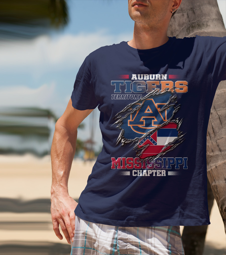 Auburn Tigers Territory Mississippi Chapter T-Shirt