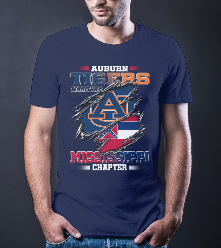 Auburn Tigers Territory Mississippi Chapter T-Shirt
