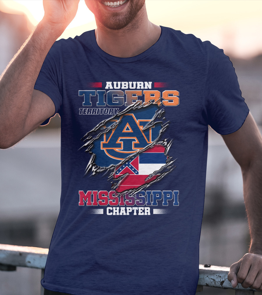 Auburn Tigers Territory Mississippi Chapter T-Shirt