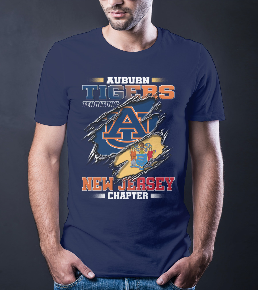 Auburn Tigers Territory New Jersey Chapter T-Shirt