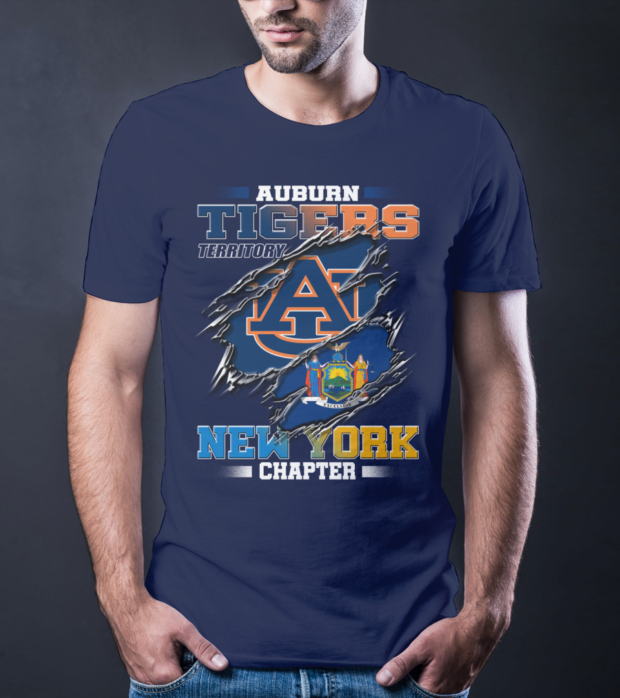Auburn Tigers Territory New York Chapter T-Shirt