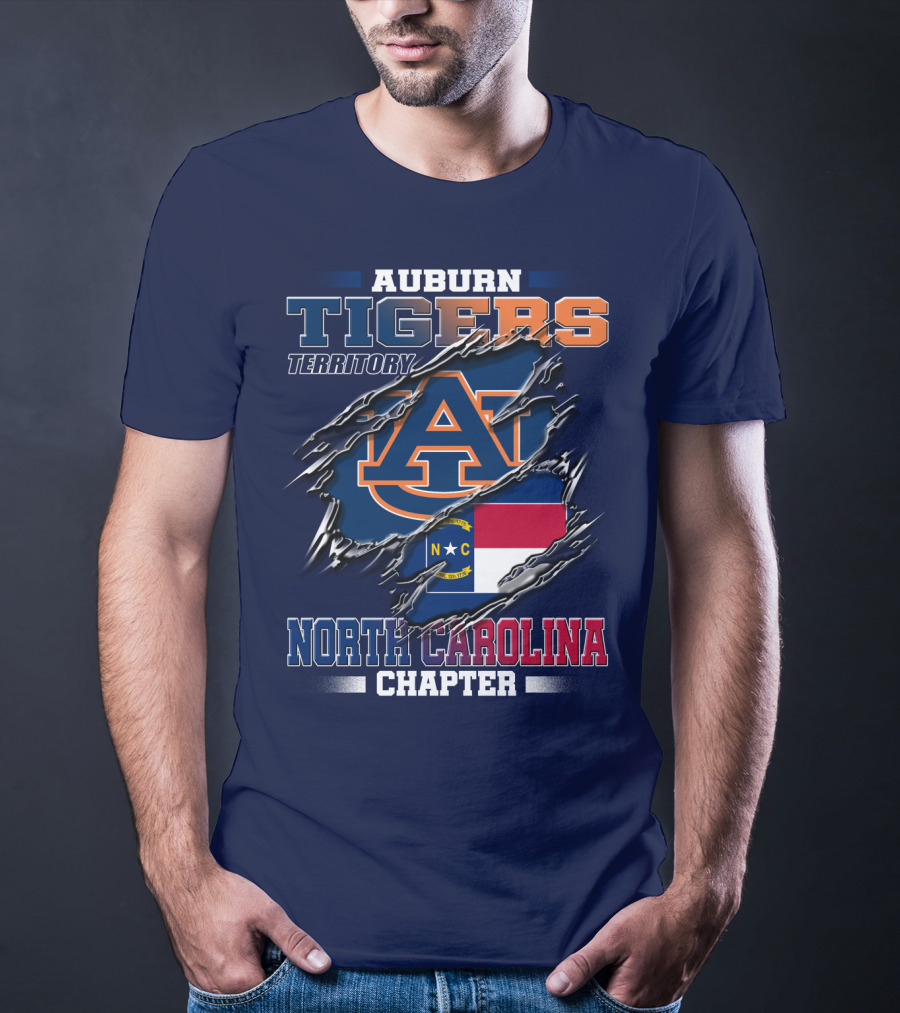 Auburn Tigers Territory North Carolina Chapter T-Shirt