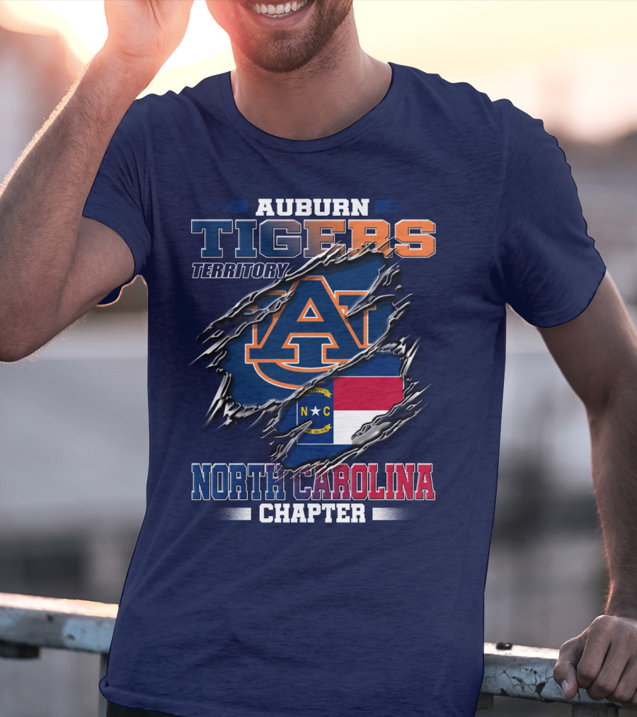 Auburn Tigers Territory North Carolina Chapter T-Shirt