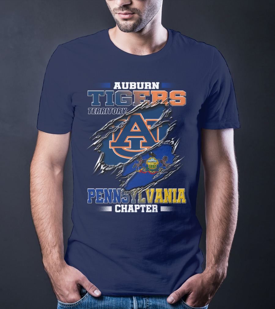Auburn Tigers Territory Pennsylvania Chapter T-Shirt