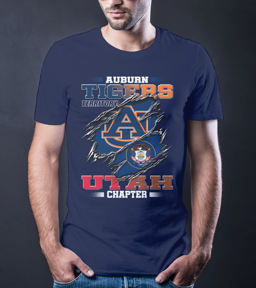 Auburn Tigers Territory Utah Chapter T-Shirt