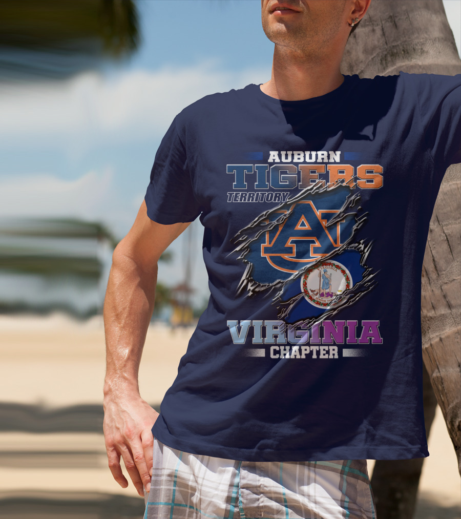 Auburn Tigers Territory Virginia Chapter T-Shirt
