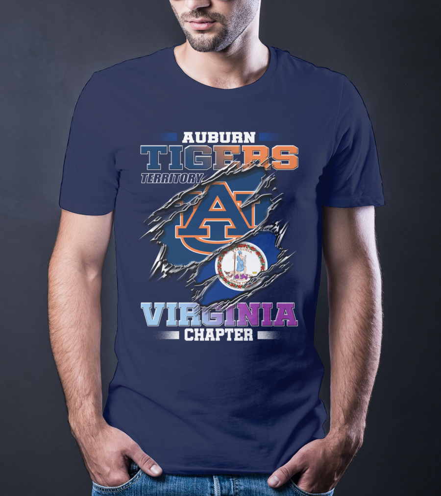 Auburn Tigers Territory Virginia Chapter T-Shirt