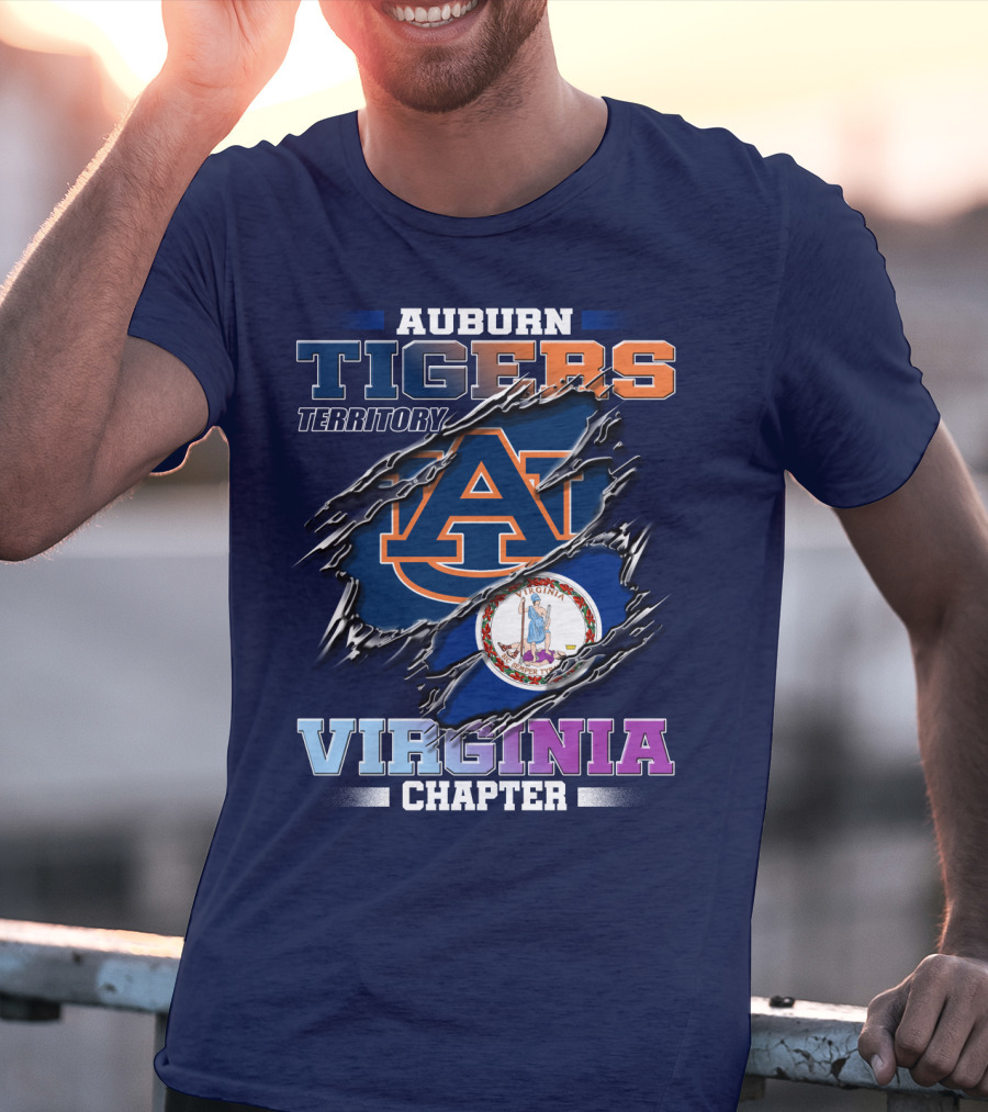 Auburn Tigers Territory Virginia Chapter T-Shirt