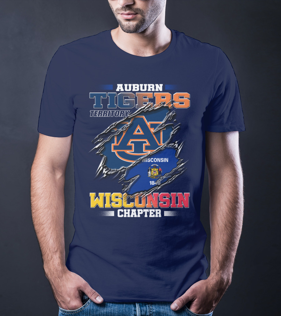 Auburn Tigers Territory Wisconsin Chapter 1848 T-Shirt