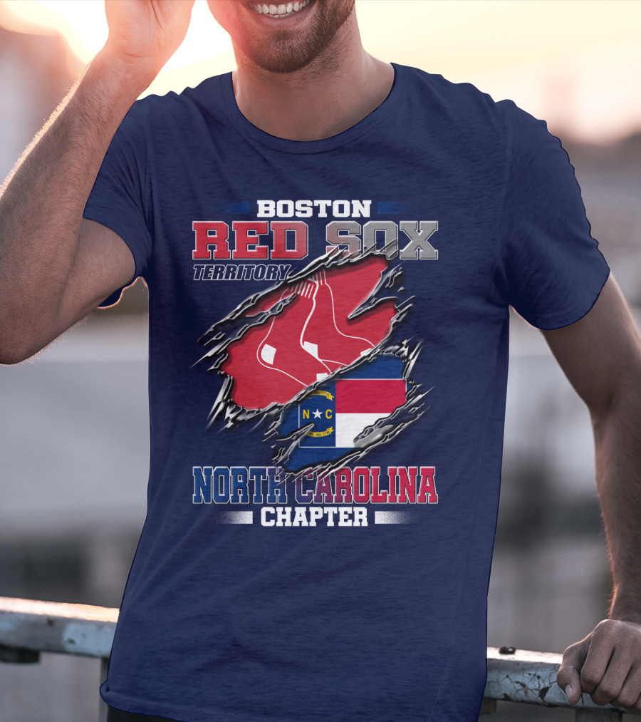 Boston Red Sox Territory North Carolina Chapter T-Shirt