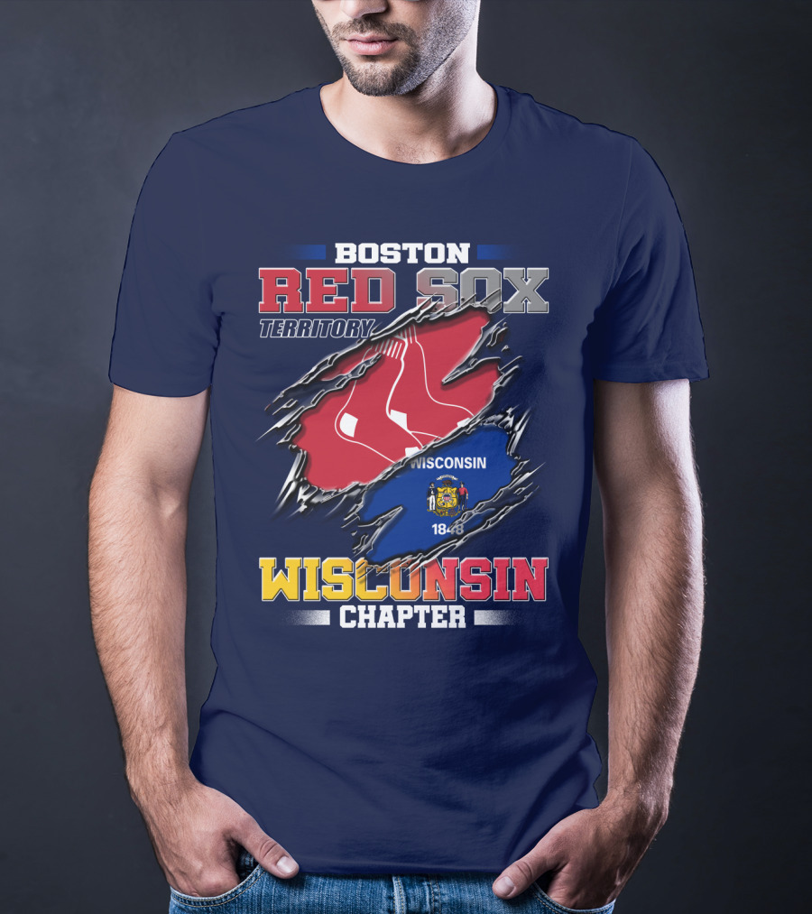 Boston Red Sox Territory Wisconsin Chapter 1848 T-Shirt