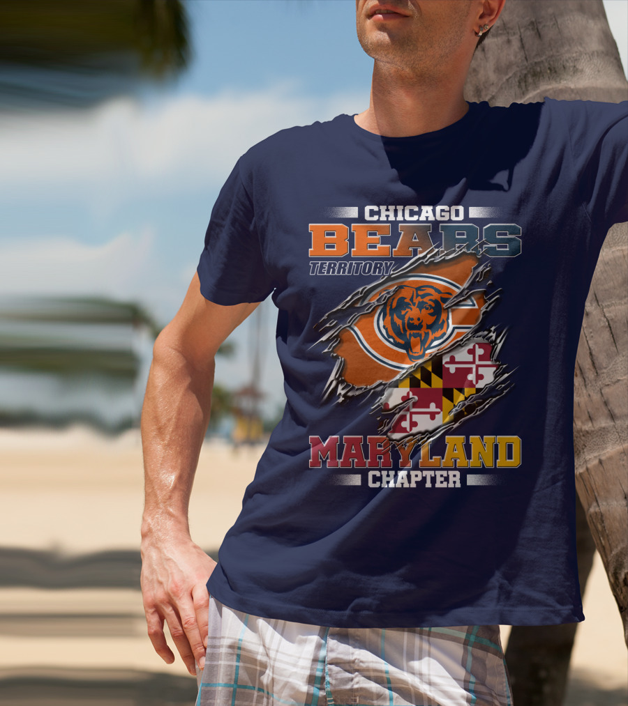 Chicago Bears Territory Maryland Chapter T-Shirt