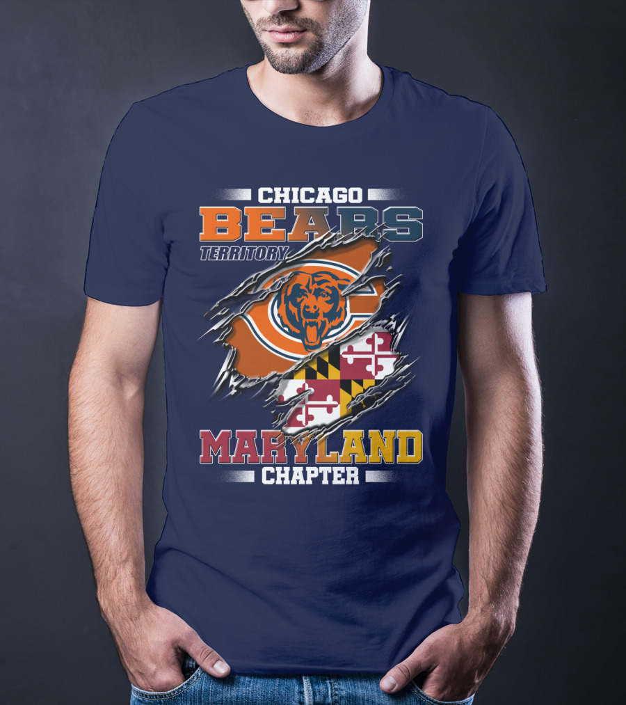 Chicago Bears Territory Maryland Chapter T-Shirt