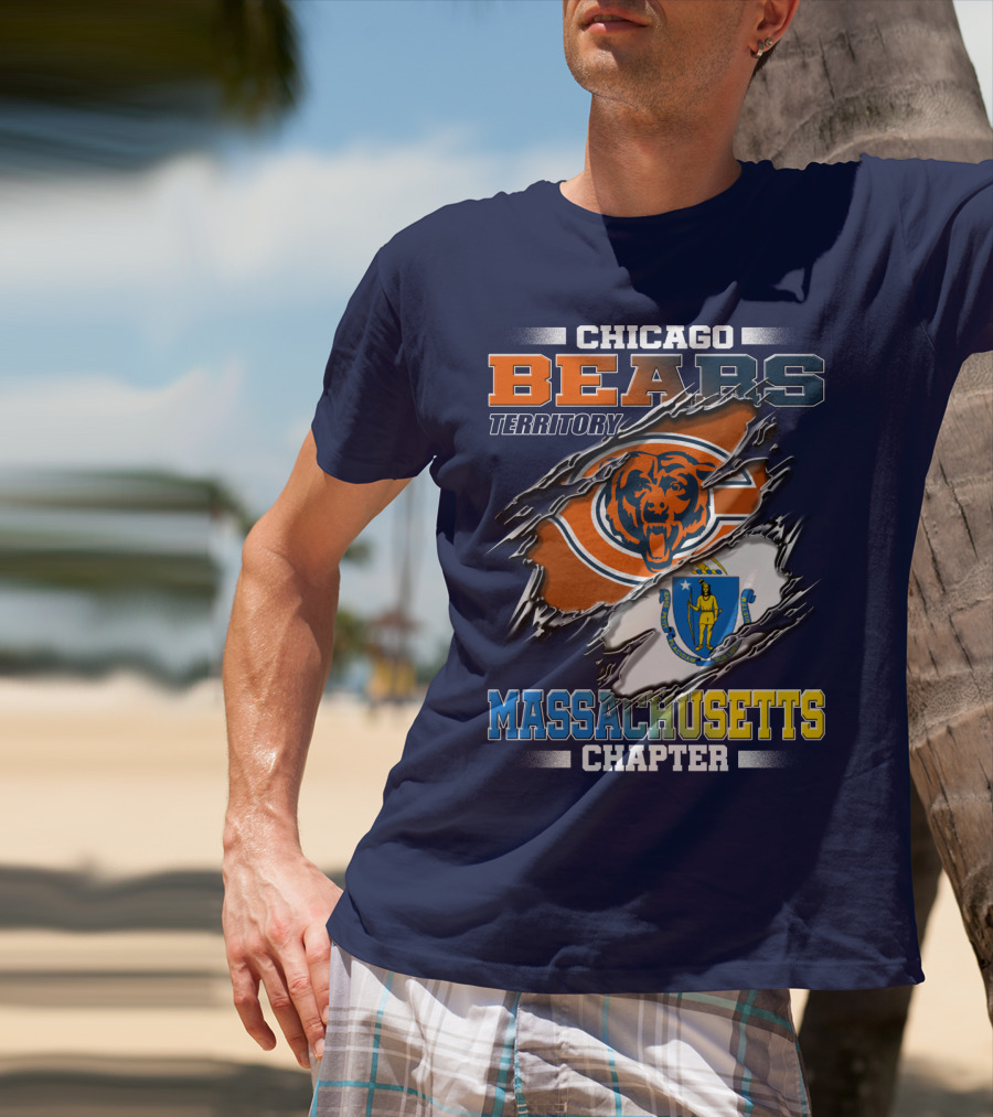 Chicago Bears Territory Massachusetts Chapter T-Shirt
