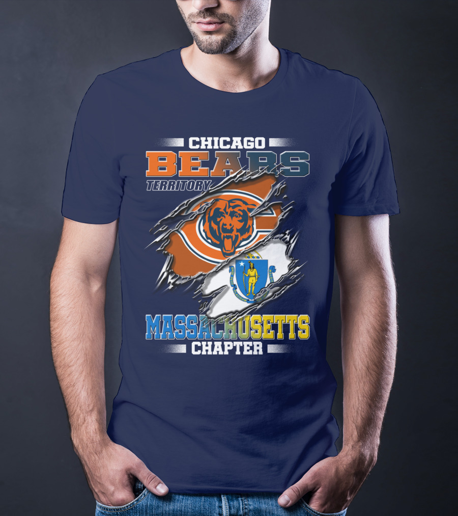 Chicago Bears Territory Massachusetts Chapter T-Shirt