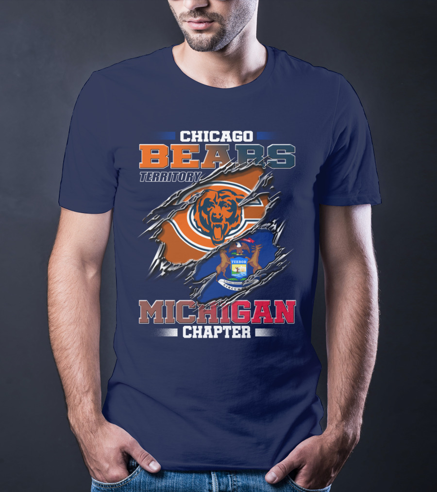 Chicago Bears Territory Michigan Chapter T-Shirt