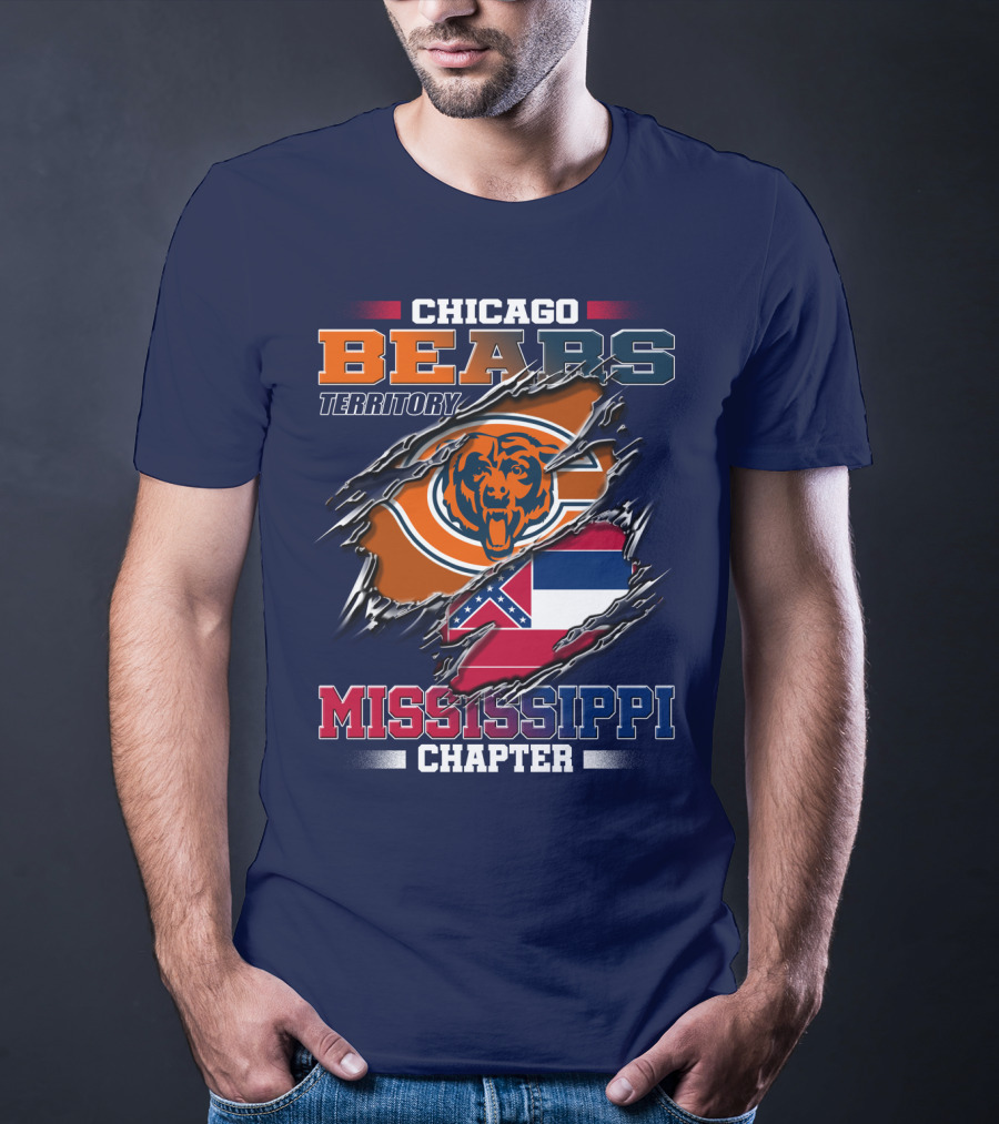 Chicago Bears Territory Mississippi Chapter T-Shirt