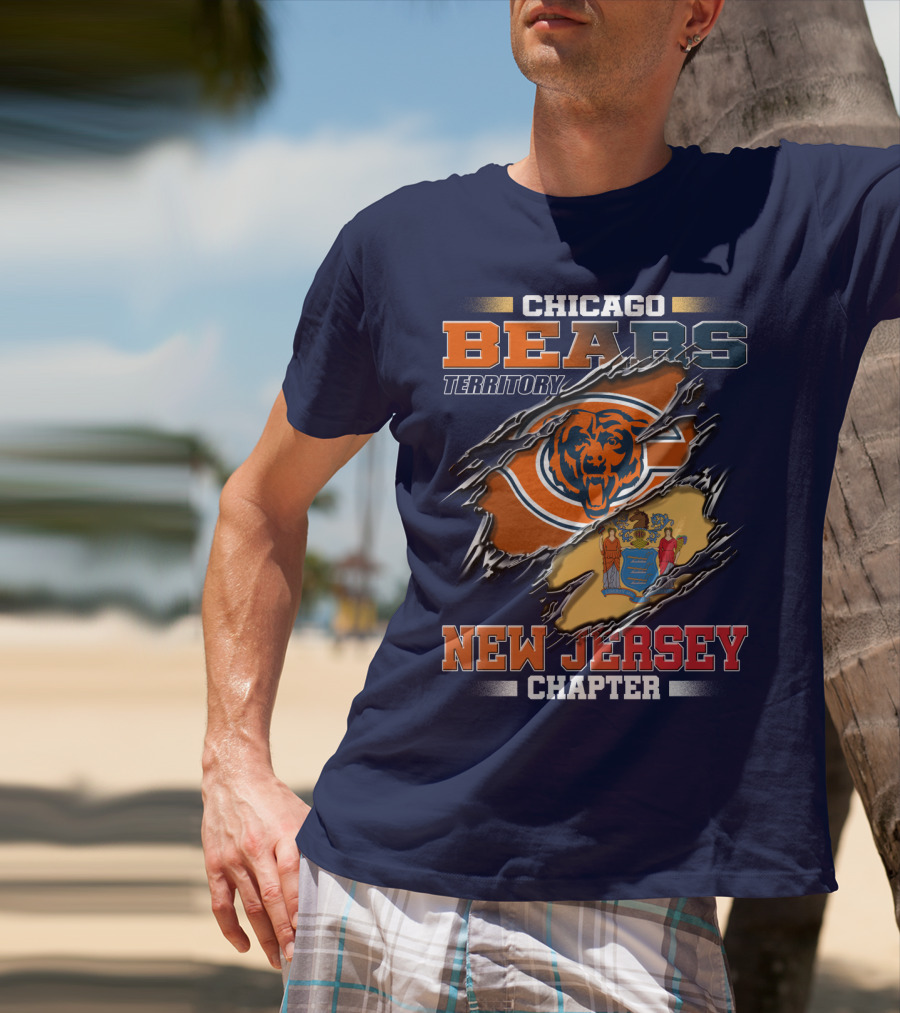 Chicago Bears Territory New Jersey Chapter T-Shirt