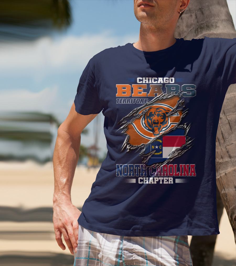 Chicago Bears Territory North Carolina Chapter T-Shirt