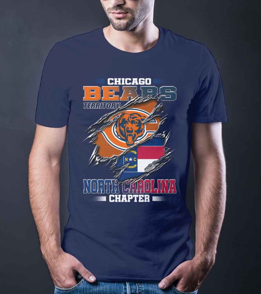 Chicago Bears Territory North Carolina Chapter T-Shirt