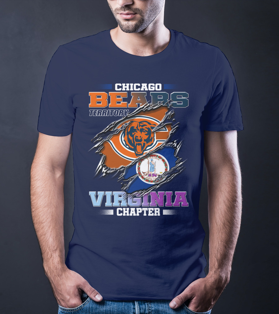 Chicago Bears Territory Virginia Chapter T-Shirt