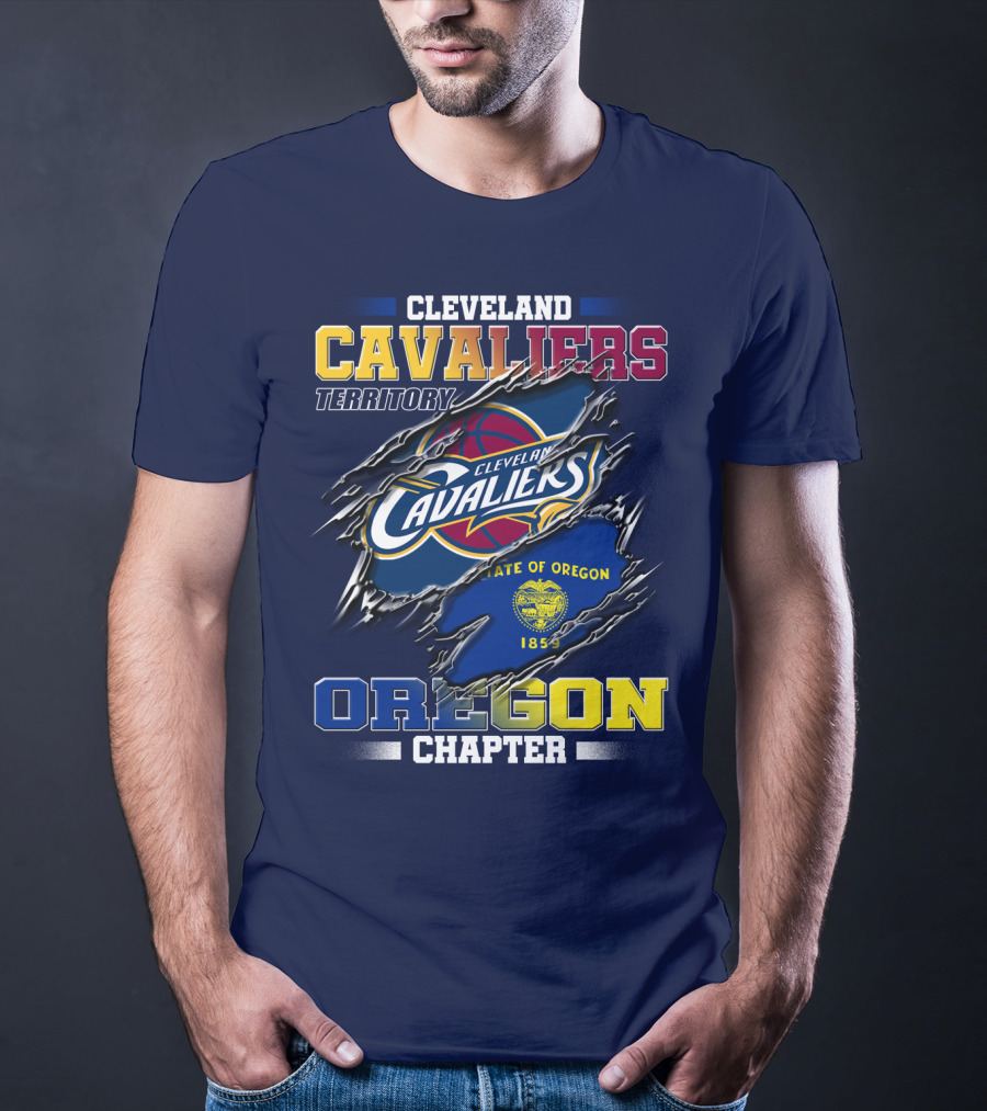 Cleveland Cavaliers Territory Oregon Chapter State Of Oregon 1859 T-Shirt