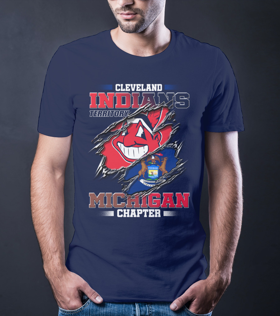 Cleveland Indians Territory Michigan Chapter T-Shirt