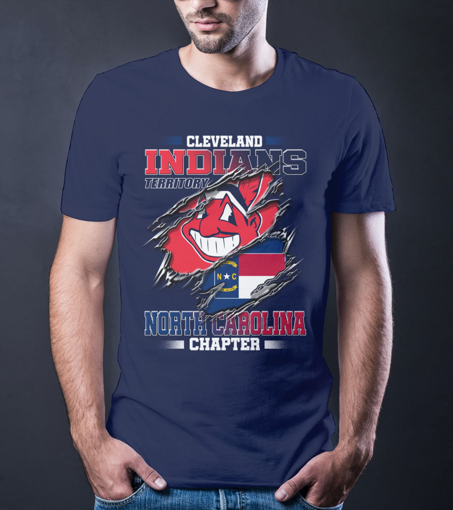 Cleveland Indians Territory North Carolina Chapter T-Shirt