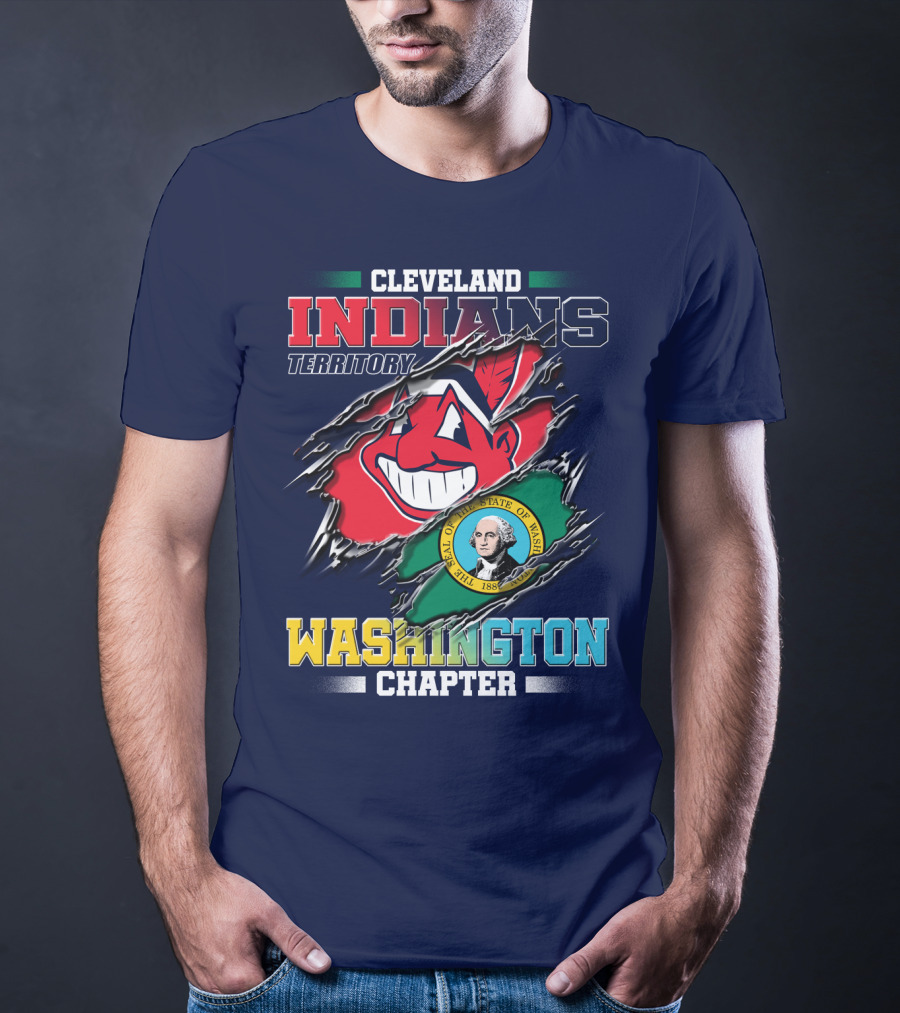 Cleveland Indians Territory Washington Chapter T-Shirt