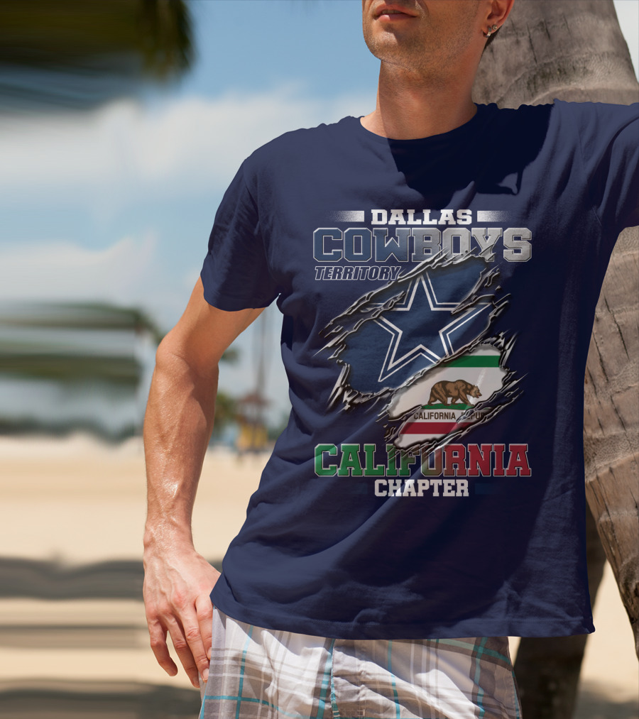 Dallas Cowboys Territory California Chapter T-Shirt